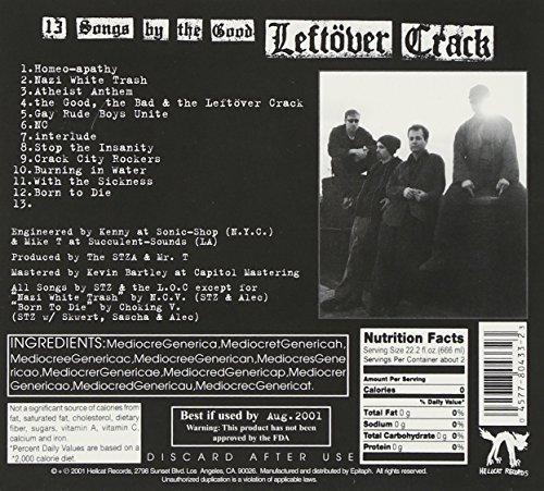 Leftover Crack New Cd