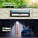 Litom Solar Lights Outdoor, 122 Led Solar Motion Sensor Lights with Wide Angle, Easy to Install, IP65 Waterproof Solar Lights for Front Door, Yard, Garage, Deck-5 Pack