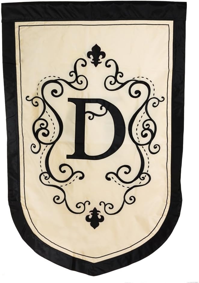 Regal Monogram Estate Flag - D