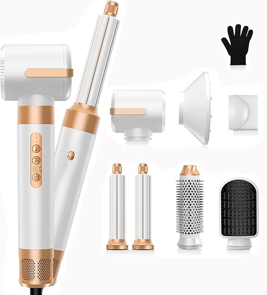 7 IN ONE BLOW DRYER BRUSH, NEGATIVE ION...
