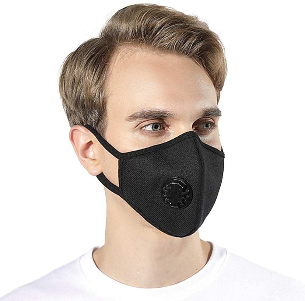 Worglo PM2.5 Mask, Windproof PM2.5 Filtration Mask Anti Dust Mask with Adjustable Straps for Outdoor Activities