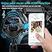 FM Transmitter, Otium Bluetooth Wireless Radio Adapter Audio Receiver Stereo Music Tuner Modulator Car Kit with USB Char