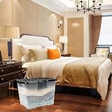 TENLITE Pack of 3 10L Curve Clear Storage Box with Black Lid view 2