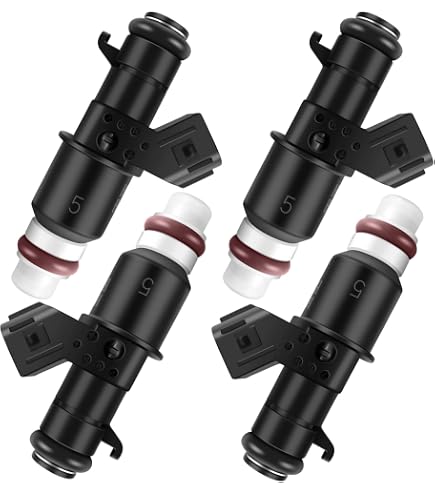 Frezon Fuel Injectors Set Of 4 For Honda Civic, CR-Z, Fit - OEM Replacement #16450-RNA-A01, FJ785