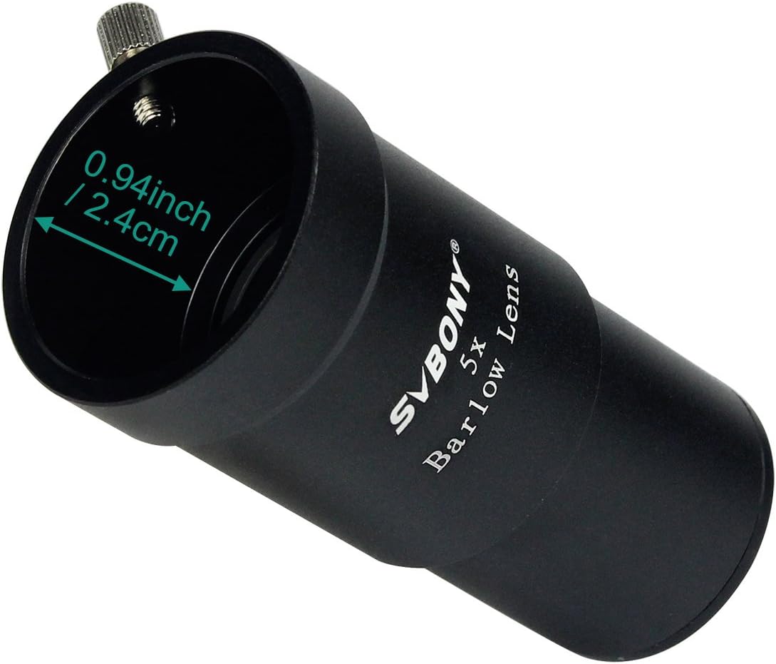 Svbony Barlow Lens 5x, 1.25 inches Aluminum Alloy Barlow Full Multi Coated - Image 4