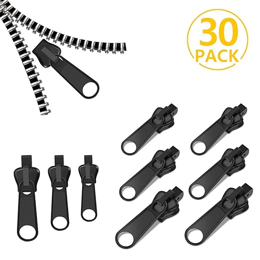 Universal-Instant Fix Design Reißverschluss Zipper fix e Reparatur, [30 Pcs] Yosemy Reparatur ohne Nähen für alle Reißverschl
