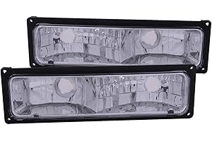 Anzo USA 511033 Chevrolet Black Parking Light Assembly - (Sold in Pairs)