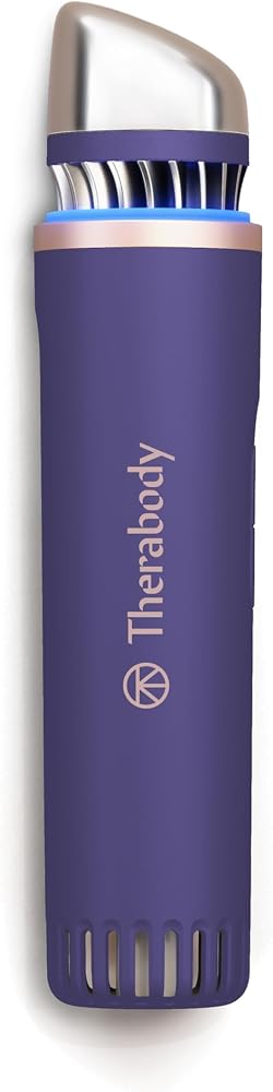 Therabody TheraFace Depuffing Wand – Cold and Heat Skincare Treatment to Depuff and Glow; Beauty Wand, Face Roller and Eye Ma