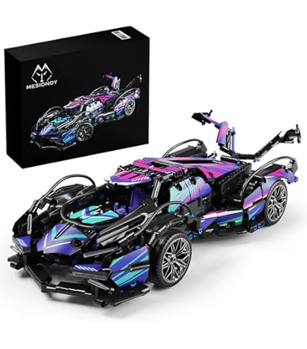 Amazon.com: Nueris 1:14 V12 Technic Super Sports Cars Model Sets