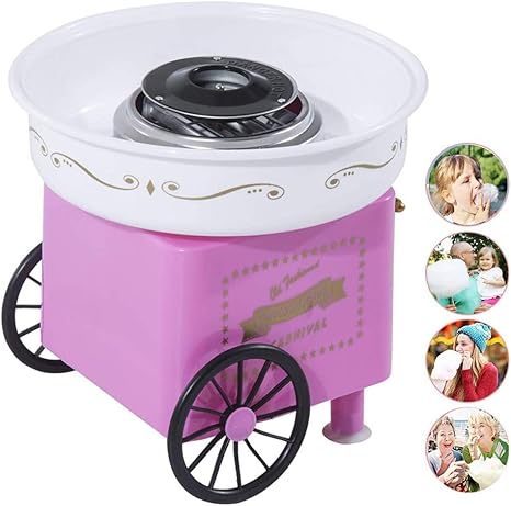 Amazon Co Jp わたあめ機 コットン綿菓子製造機 家庭用コットンキャンディメーカー キャンディ わたあめ屋さん 飴玉 おもちゃ あめ から作れるわたあめメーカー スティック 簡単操作 ホーム キッチン