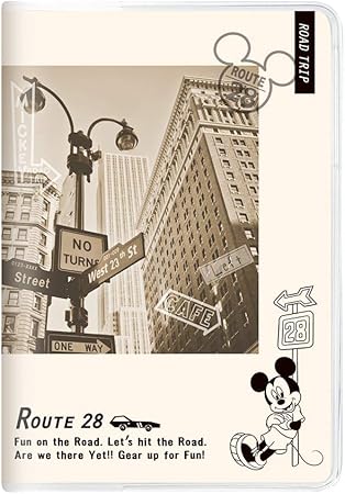 Amazon カミオジャパン ディズニー 手帳 21年 B6 マンスリー フォトプラス ルート28 年 10月始まり 手帳 文房具 オフィス用品