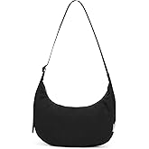 GEMIU Crossbody Bag for Women Men, Shoulder Bag Nylon Crescent Bags Zip Sling Hobo Bag with Adjustable Strap for Travel