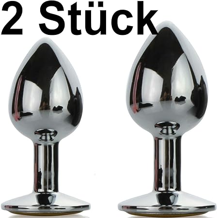 Sensual69 - S - Small, M - Medium, Metall Toys Geruchsneutrale Metall Seife Plugs Set Spielzeug Analspielzeug Sexspielzeug Fr