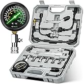 AUTOWN Professional Compression Tester Kit with Fluorescent Gauge &ndash; 300 PSI Triple-Scale, 2 Spark Plug Testers, 13-Piece Set for Car, Truck, ATV &amp; Small Gas Engines
