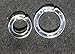 Clear Plastic Split Rings for Shades & Valances, Large, 25/pkg