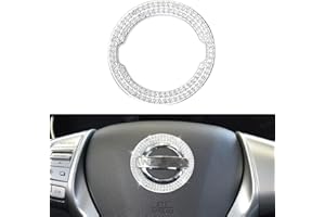 ZELLYA 1Pcs 3D Metal Fit for Nissan DIY Bling Decorative Sticker Badge Decals