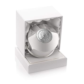 De Walden Schmuckkästchen zur Erstkommunion für Mädchen, versilbert, Zinn-Optik