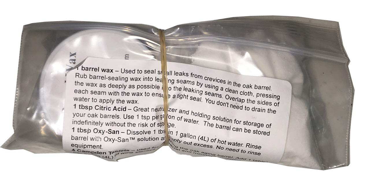Oak Barrel Cleaning & Maintenance Kit Sanitizer, Cleaner, Neutralizer