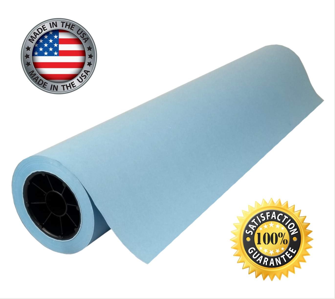 Light Blue Kraft Paper Roll | 24" x 200’ (2, 400”) | Best Colored Paper for Art & Crafts, Bulletin Boards, Gift Wrapping, Table Runner, and Decorations