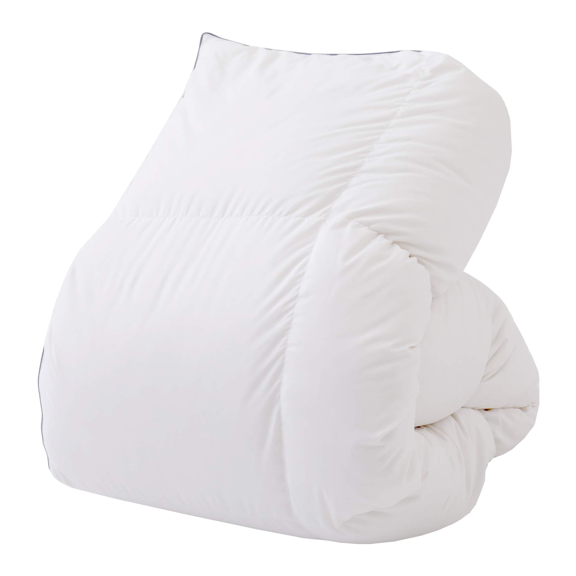 【Amazon限定】nishikawa 【 西川 】セブンデイズ 羽毛布団 シングル 厳しい西川基準をクリア ダウンパワー350 立体キルト 羽毛吹き出し防止加工 ダウン85% 掛け布団 日本製 KA09002504W商品画像