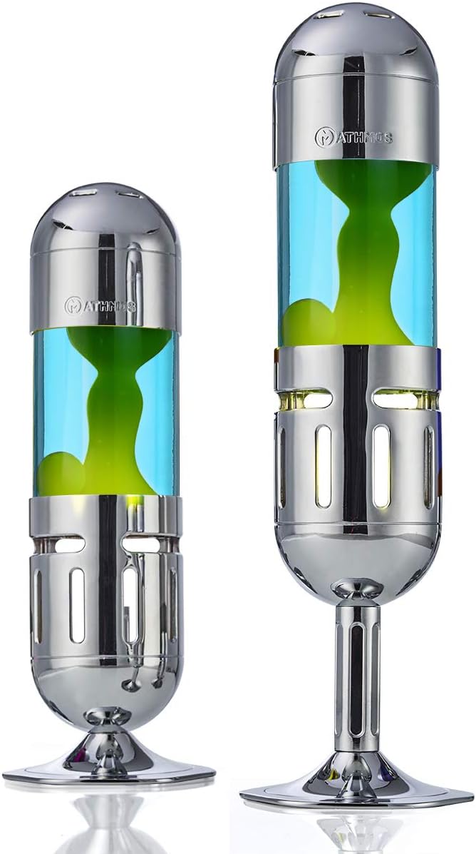 Lava Lamp by Mathmos Pod and Pod Candle Powered Lava Lamps Blue/Green