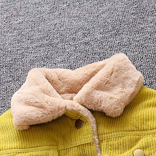 image for FEITONG Kids Baby Girls Boys Winter Solid Coat Cloak Jacket Thick Warm
