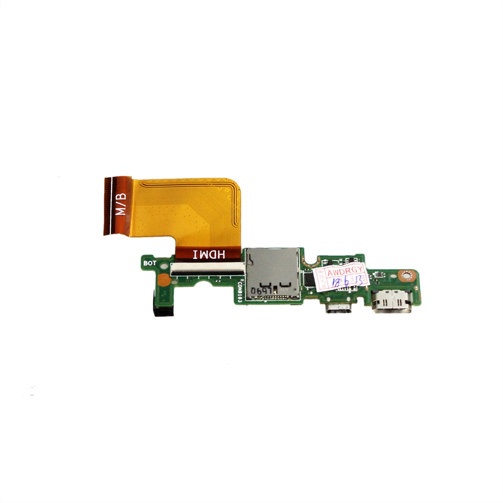 Gintai Micro USB H DMI Charger Charging Port PCB Board for Dell Venue 11 Pro 7130, Venue 11 Pro 7139 69NM0NB12E02 0800-0ET4B00