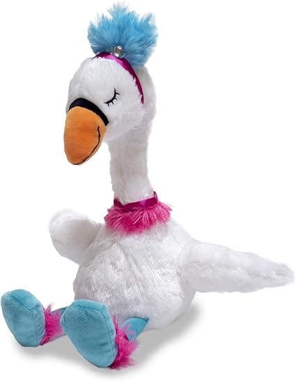 cuddle barn mother goose pink