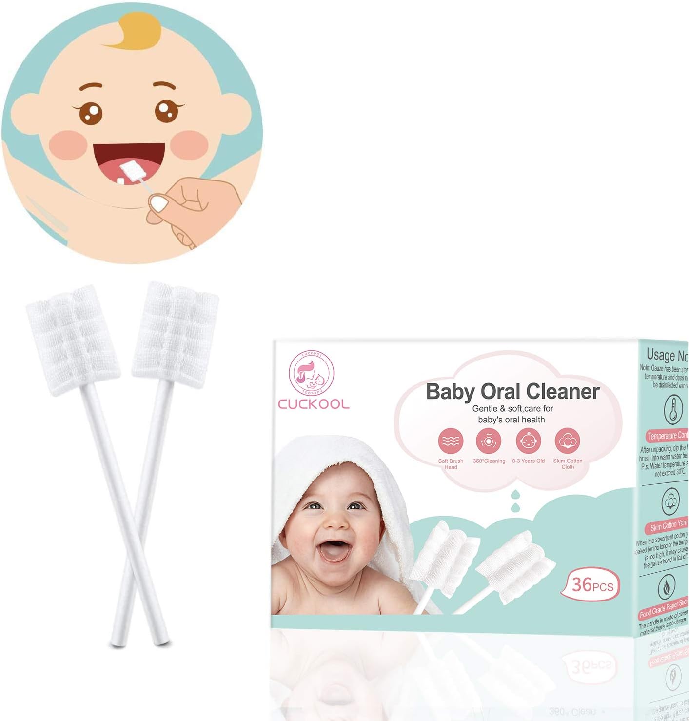 baby tongue cleaning brush