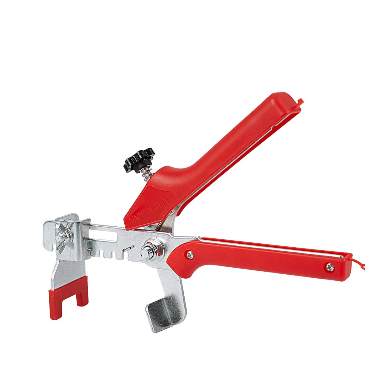 Tile Leveling System, Xiuyer Tiling Locator Leveling System, Tile Leveling Pliers 3mm Tile Locator Floor Pliers Floor Pliers Ceramic Tile Installation Tools for Spacers Wall Floor Red