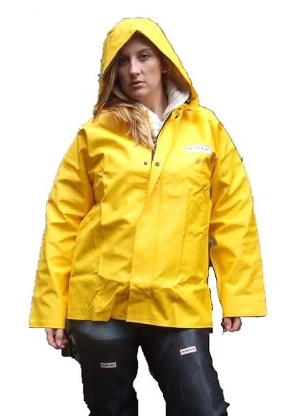 Ocean Classic Jacke - Ölzeugjacke aus PVC auf Baumwollträger. DAS Ölzeug für den Profi