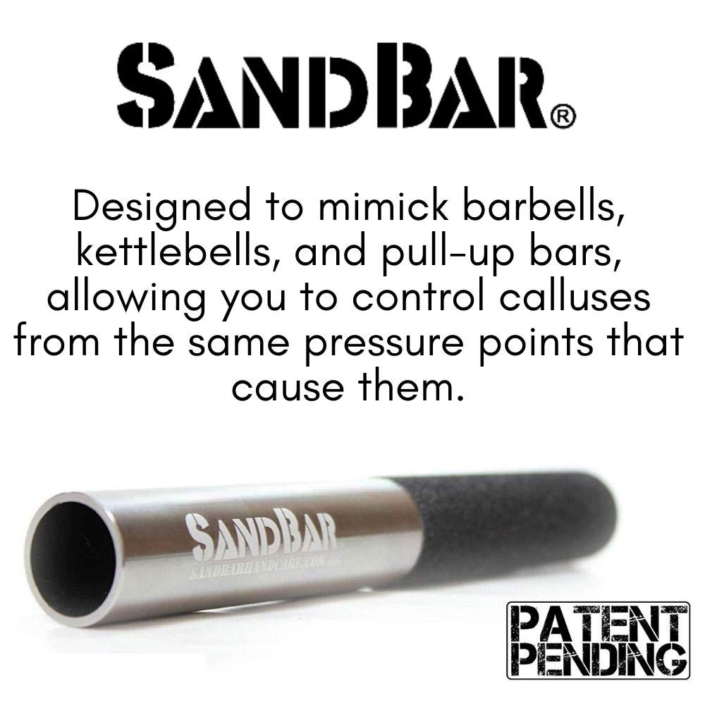 SandBar - Original Callus Remover | The Ultimate Callus Tool for Hands and Feet - Includes Salve (Pink) : Beauty
