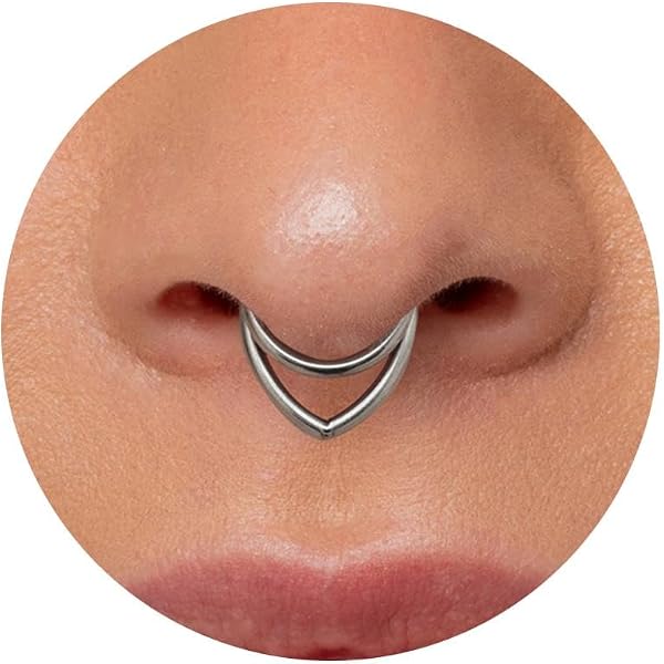 Kit De 4 Anneaux De Nez/piercing Segmentés - Acier Chirurgical 316L - 6/8/10/12mm - Or, Argent, Rose, Noir - 6