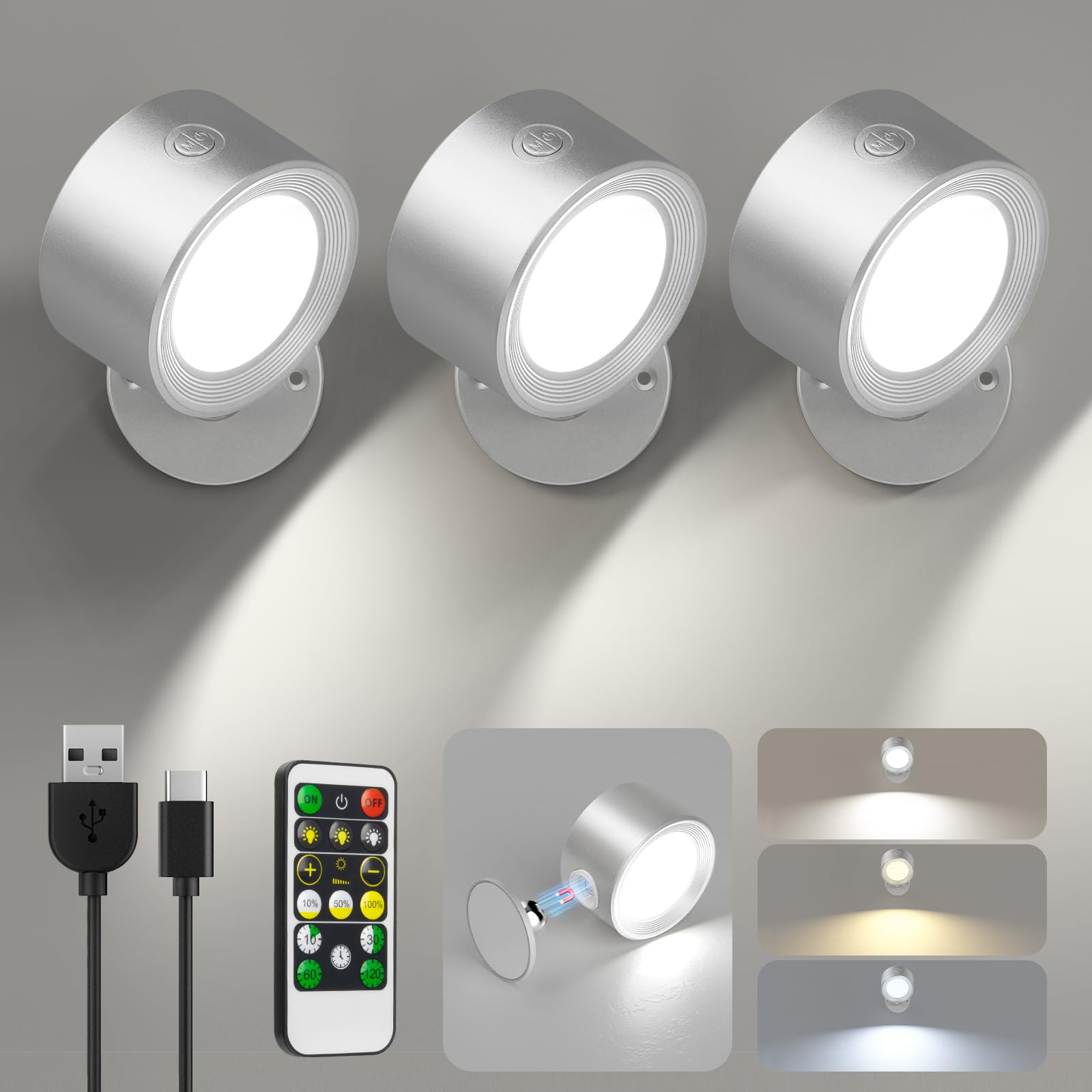 Lightbiz LED Reading Lights, Wall Lights Sconces 3
