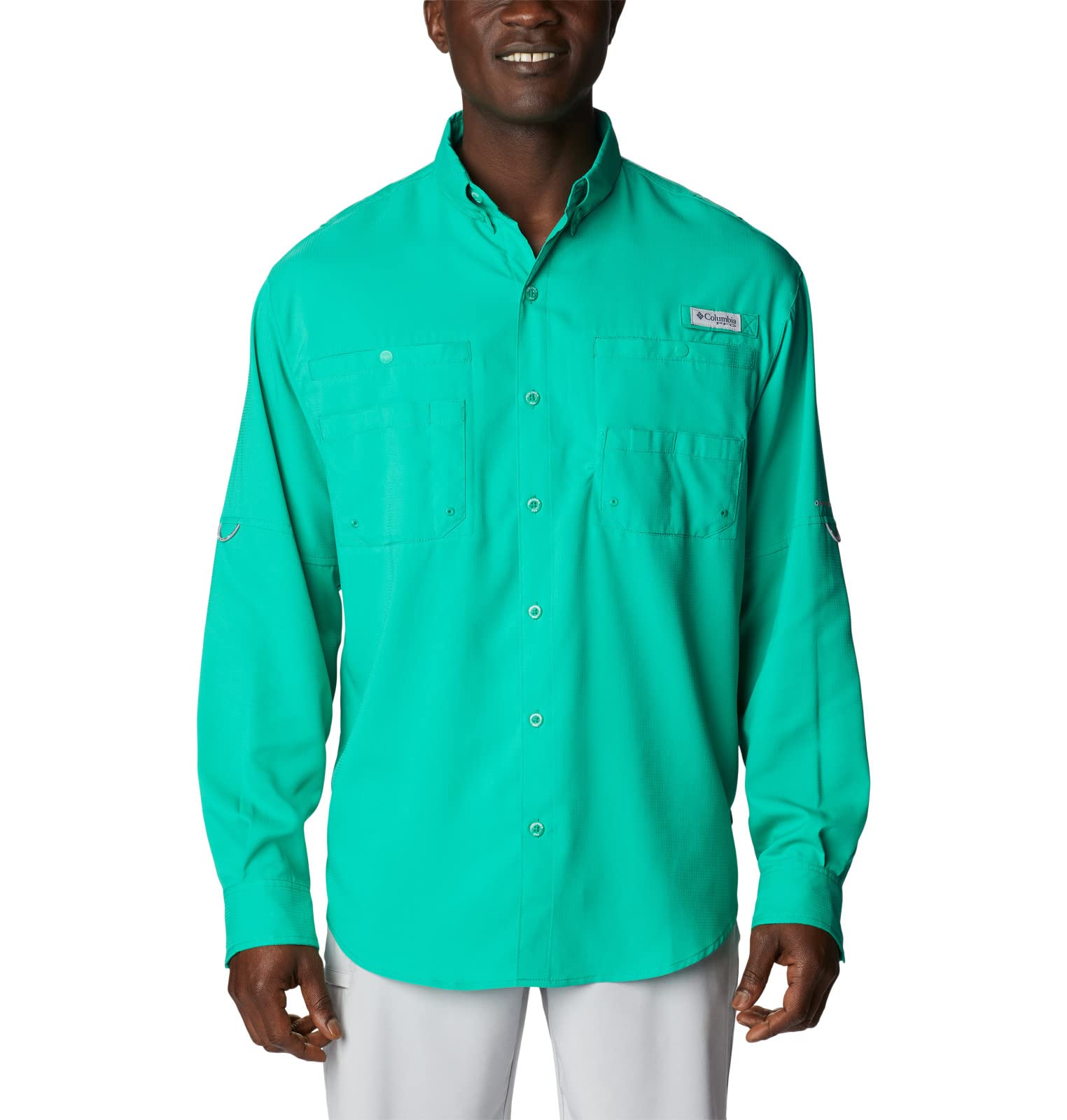 Columbia Men’s Tamiami II Long Sleeve Shirt, Circuit, 6X Big
