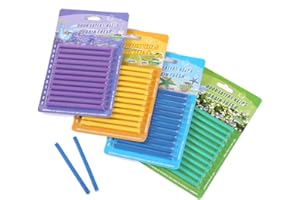 BLUEALCHEMY 4PK Fresh Scent Drain Cleaner & Deodorizer Sticks- Prevents Sink & Shower Drain Clogs, Prevents Odors, Septic-Saf