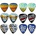 Christian Guitar Picks (12 pack)- Be Strong - Jeremiah 29:11 - Celluloid Medium - Best Stocking Stuffers for Dad Men Thanksgiving Christmas Birthday - Worship The Lord Excitedly