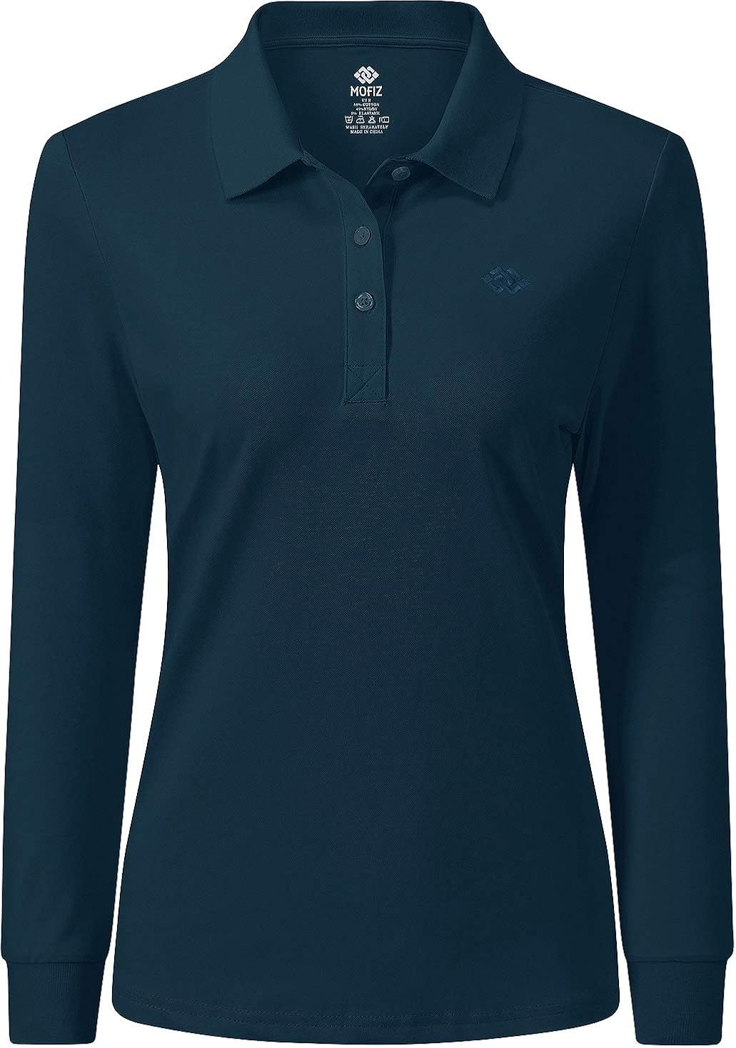 Women's Golf Polo Shirts Sports Athletic Shirts Tennis Tops Fitness Workout T-Shirt with Buttons: Clothing