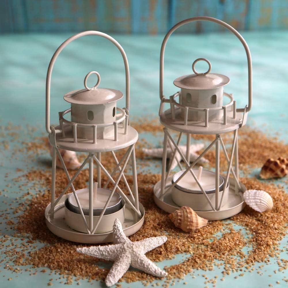 By the Sea Lighthouse Tea Light Holder: Home & Kitchen
