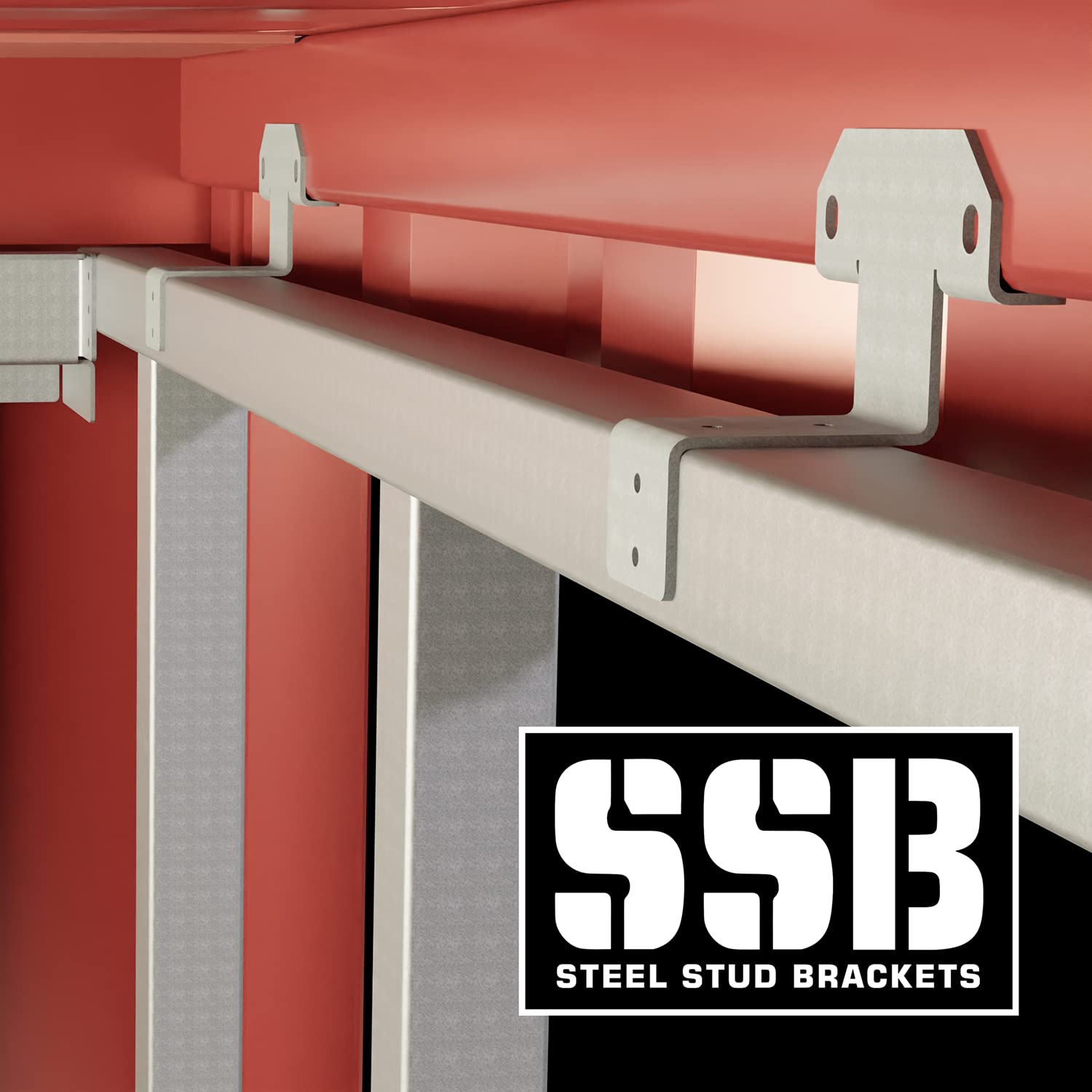 Steel Stud Framing Kit for Shipping Containers/Sea Cans - 2 Corner Casting Covers with Aluminum Steel Stud Brackets (20)