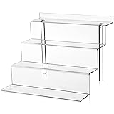 YIDITTHOPE 12 Inch Acrylic Shelf, 4 Tier Perfume