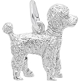 Poodle Charm, Charms for Bracelets and Necklaces