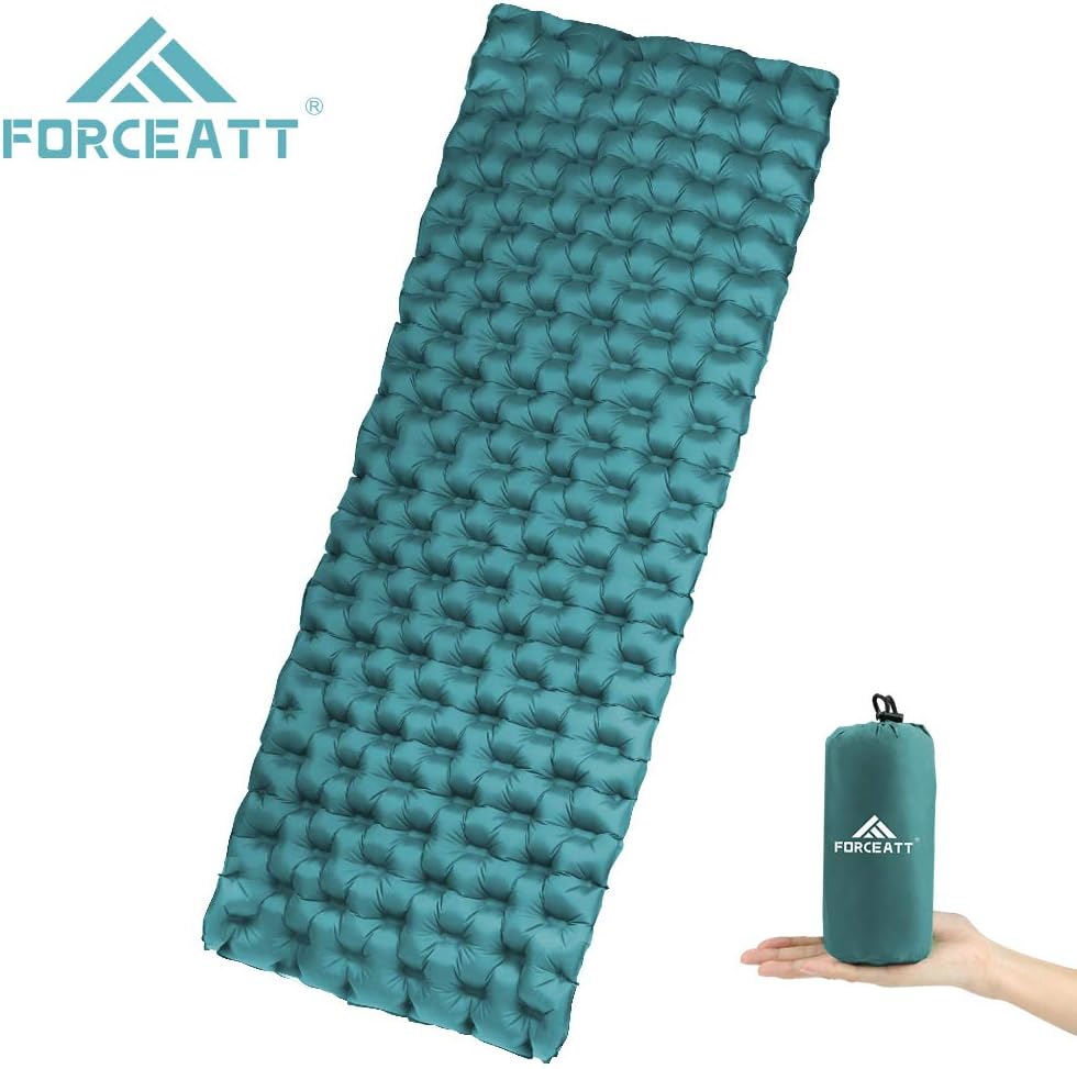 Forceatt Inflatable Sleeping Mat Ultralight Camping Mattress Waterproof