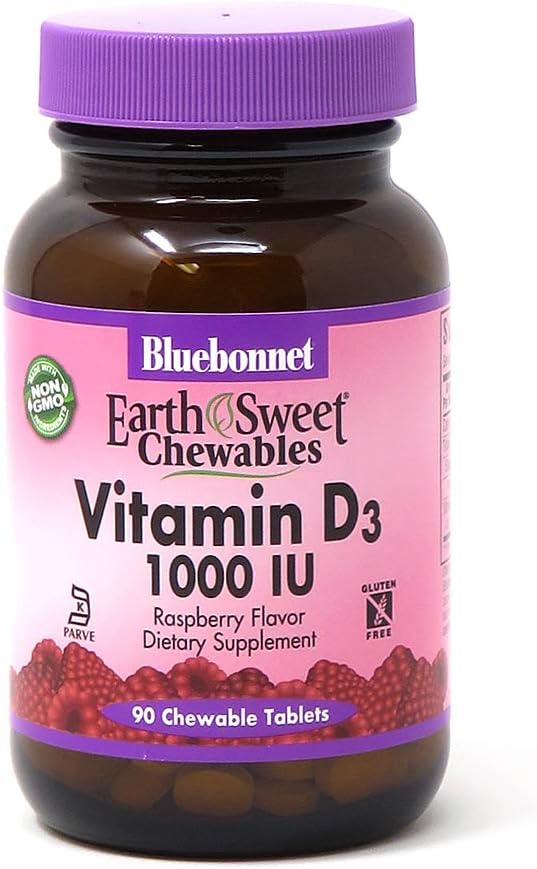Nutrition Earth Sweet Vitamin D3 1000 IU