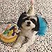 Perktail Glitter Dog First Birthday Cone Hat Mini Doggy Cat Kitty Birthday Party Hats (Pink Gold)