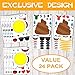 24 Make A Emoji Stickers for Kids: Emoji Party Favors & Party Supplies for Emoji Themed Birthday Parties - Fun DIY Craft Project for Children 3+ 😎Value 24 Pack - Let Your Kids Get Creative & Design!