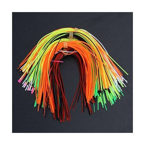 Alloet-New-10-Bundles-Legs-Barred-Flake-Fly-Tying-Material-Squid-Skirts-Lure-Thread