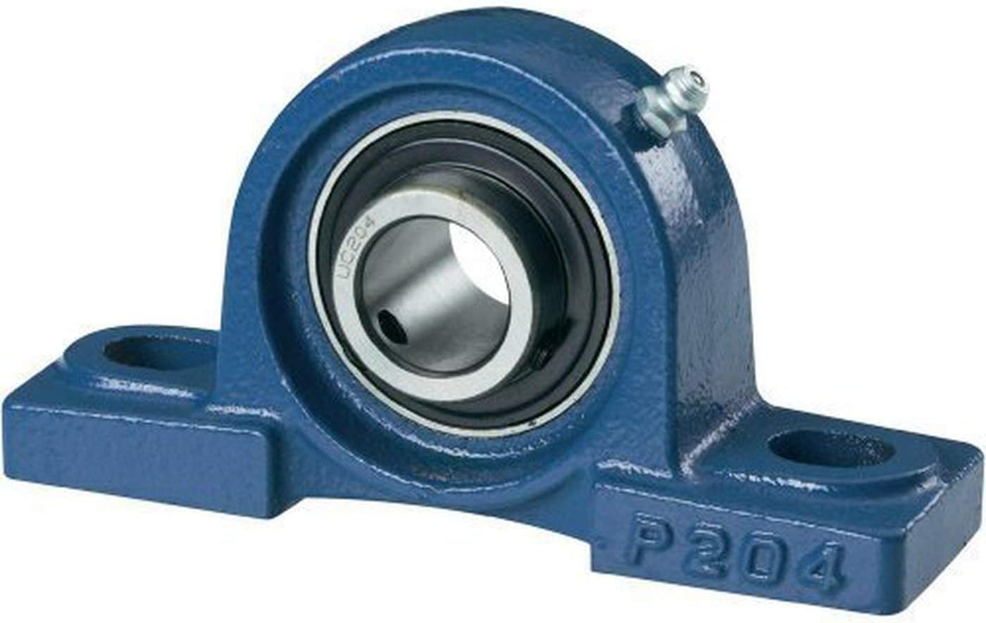 UCP 205 /NP25 205 25mm bore, Mounted Block Cast Housing Self-aligning Pillow Bearing, Green or Blue
