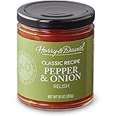Harry &amp; David Classic Recipe Pepper &amp; Onion Relish (10 Ounces), Hot Dog Topping, Hamburger Relish, Condiment Staple