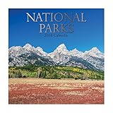 2018 National Parks Calendar - 12 x 12 Wall Calendar - With 210 Calendar Stickers